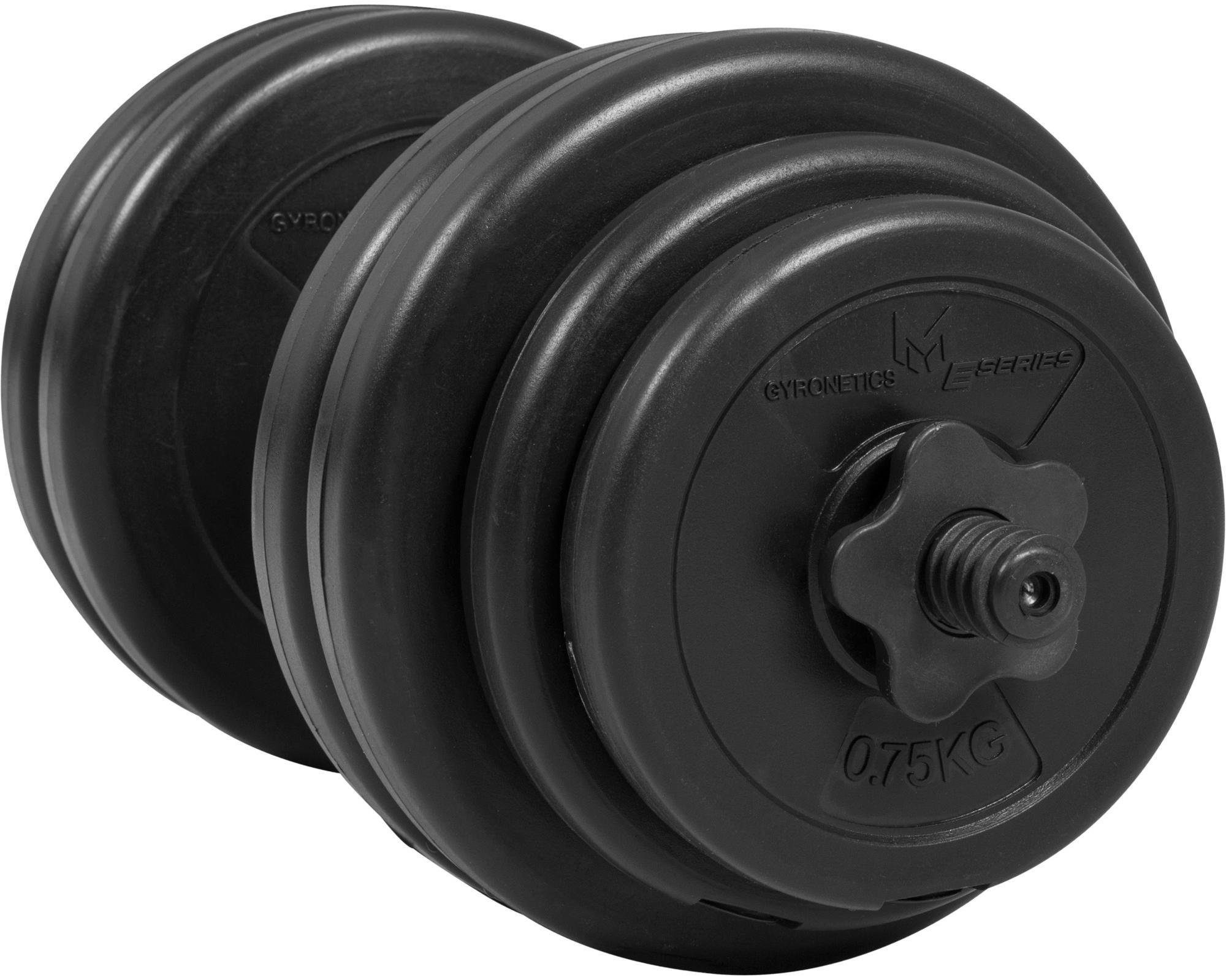 GORILLA SPORTS Kurzhantel E-Series Kurzhantelset 25 mm Kunststoff, (mit Kurzhantelstangen)