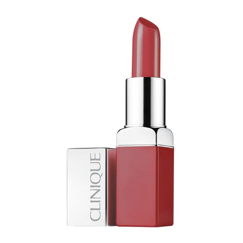 „Clinique Pop“ lūpų dažai + pagrindas 02 „Bare Pop“, 3,9 gramai
