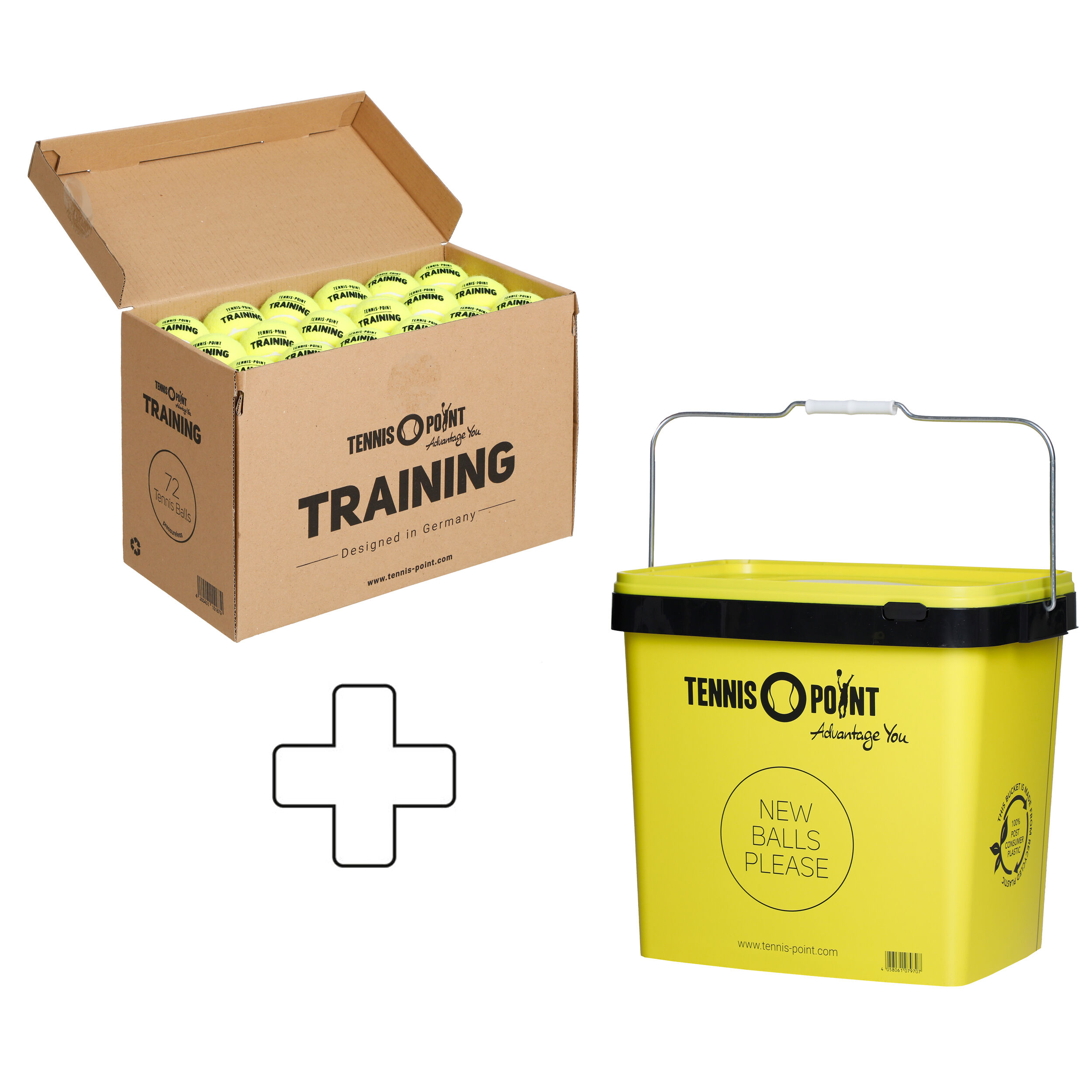Training 72er Box Plus Balleimer, Drucklos