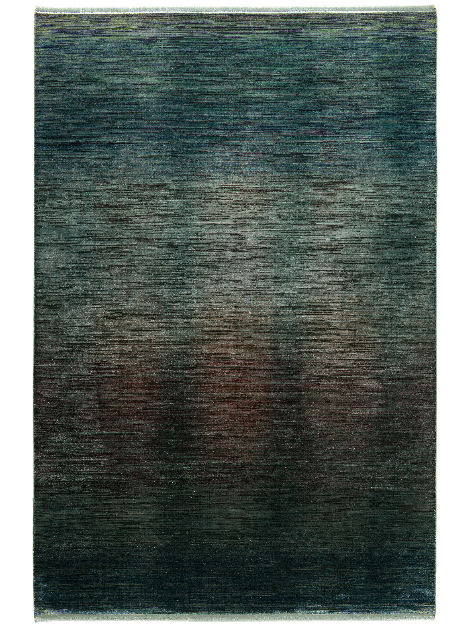 Nosara Vintage-Teppich, Dunkelgrün
