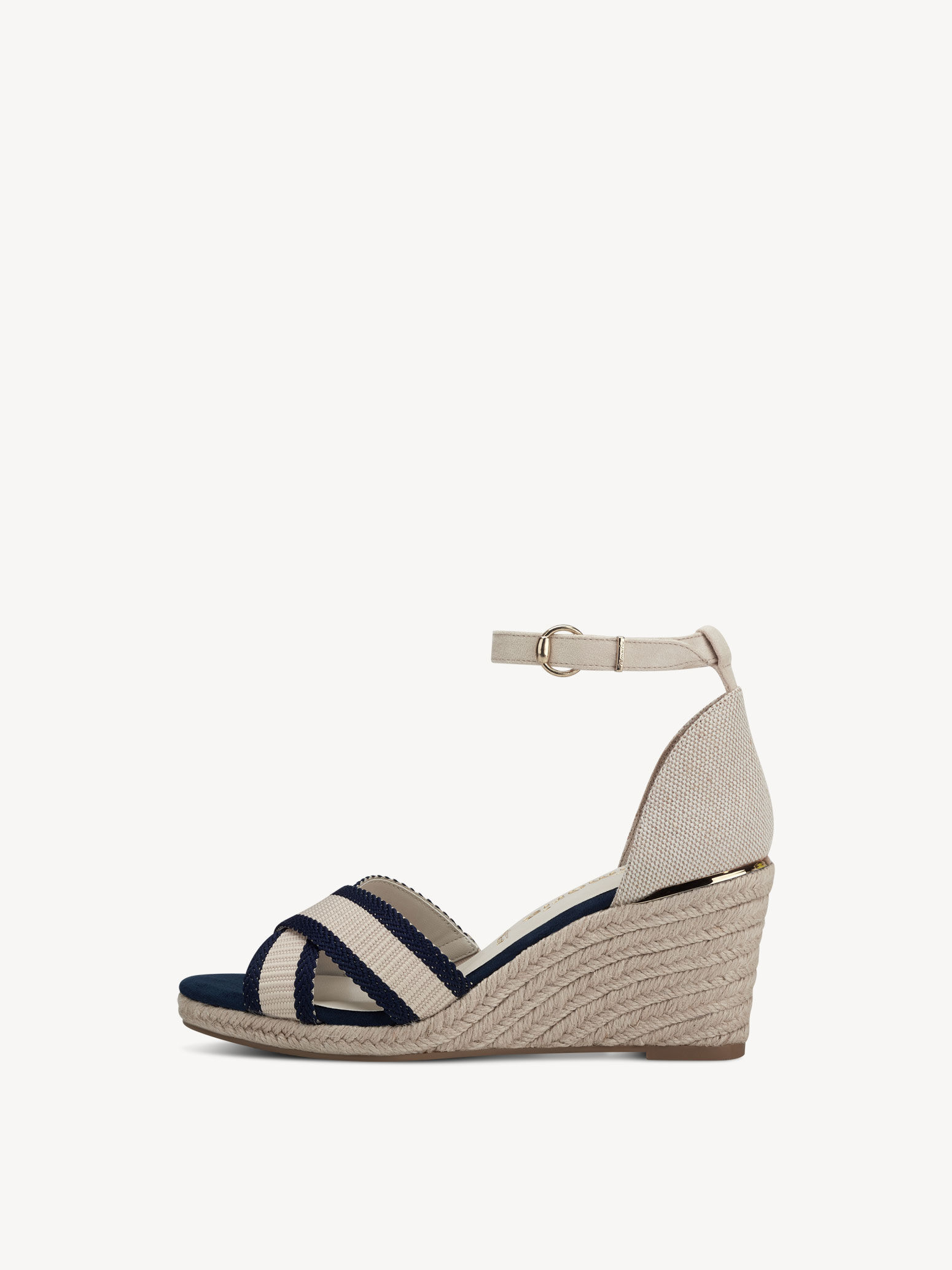 Sandale à talon - bleu