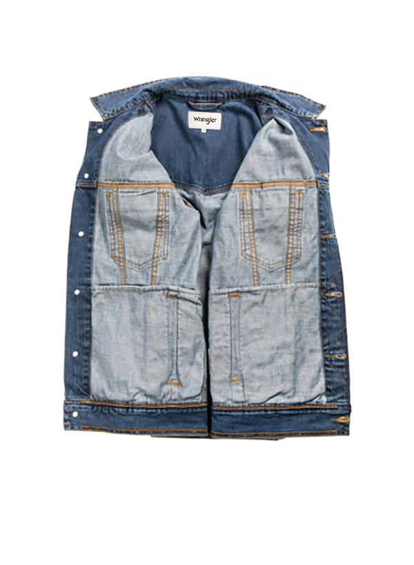Wrangler, Jeansjacke, Baumwolle, blau
