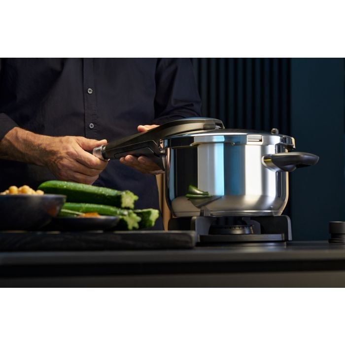 Perfect Premium One Pot Schnellkochtopf-Set mit Dampfgareinsatz, 4,5 und 3,0 Liter, stapelbar
