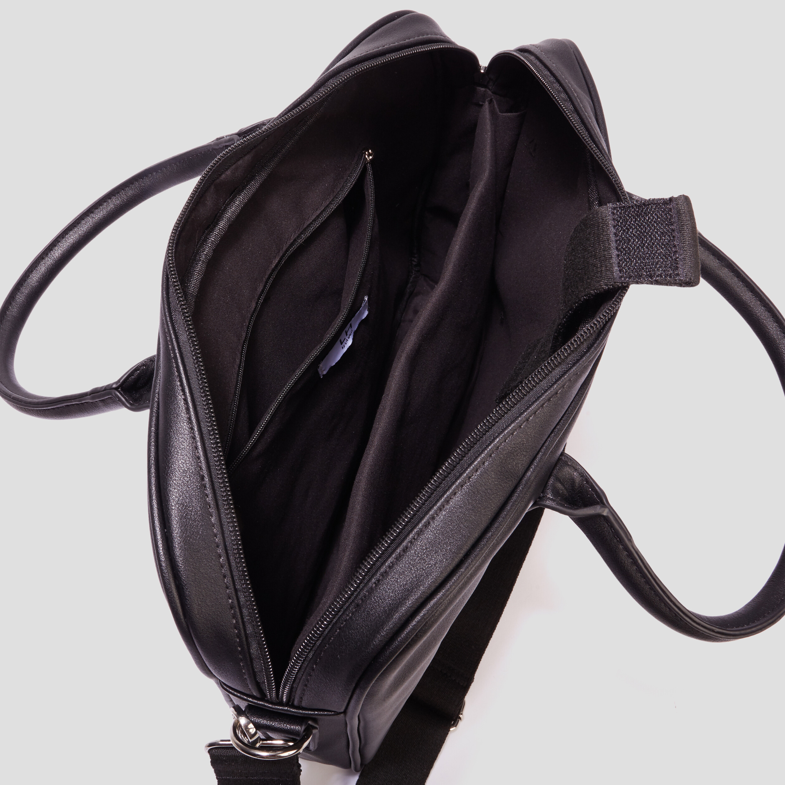 Pochette portable à bandoulière noir homme | La Halle