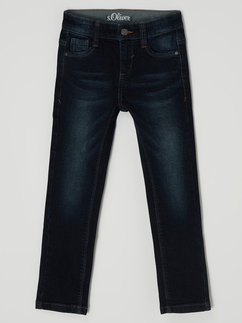 Slim Fit Jeans mit Stretch-Anteil in jeans