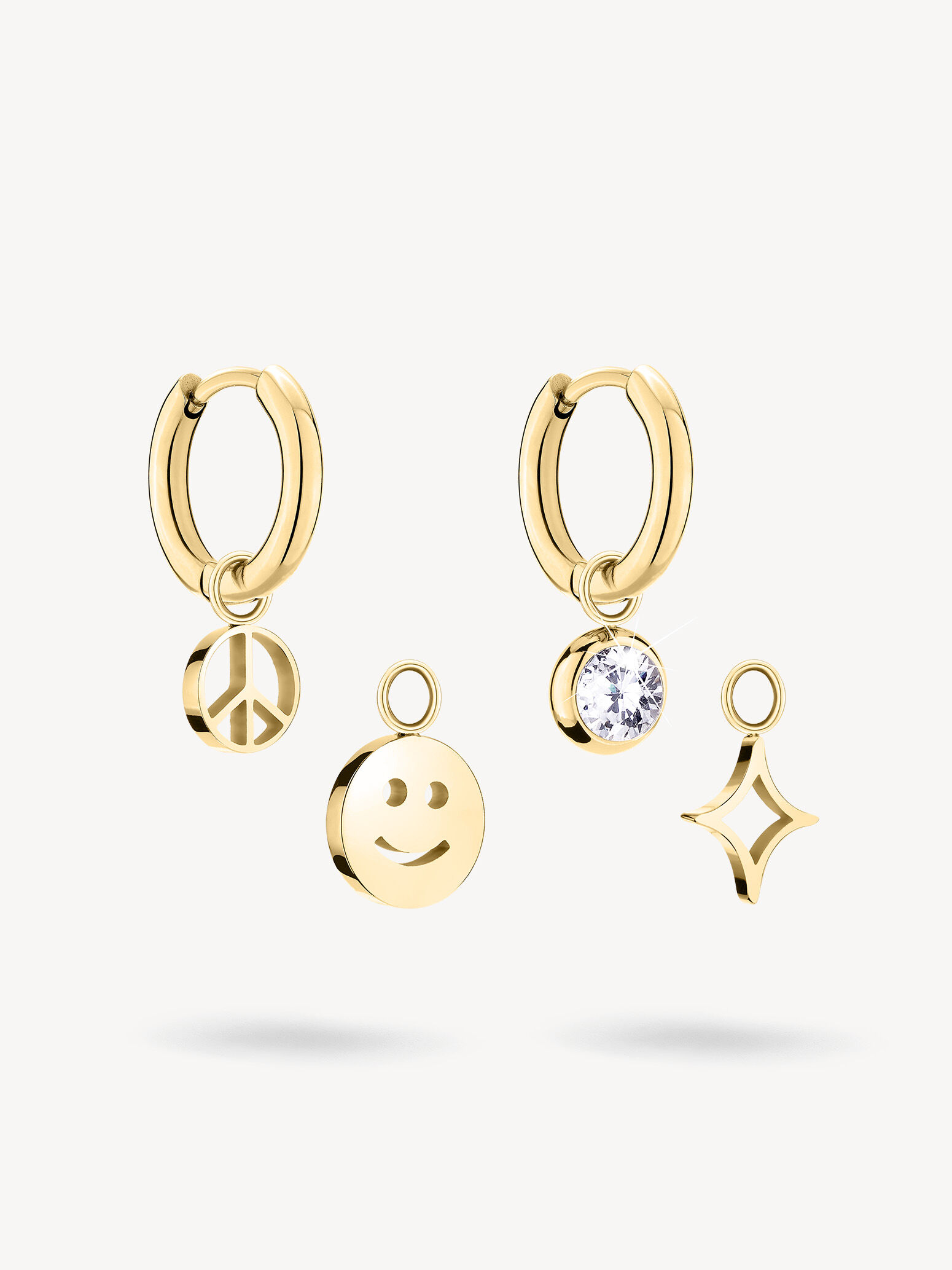 Boucles d'oreille - doré