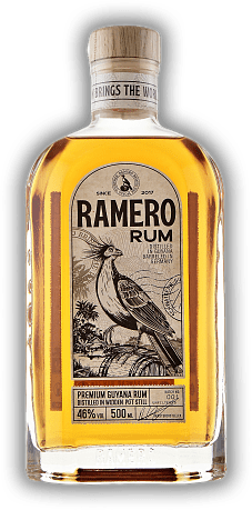 Ramero Guyana Rum Cask Selection 3 Years Ramero Guyana Rum Cask Selection 3 Years Echter Guyana-Rum – verfeinert in Baden-Württemberg. Alter 3 J. - 0,5	 Liter - Vol 46%
