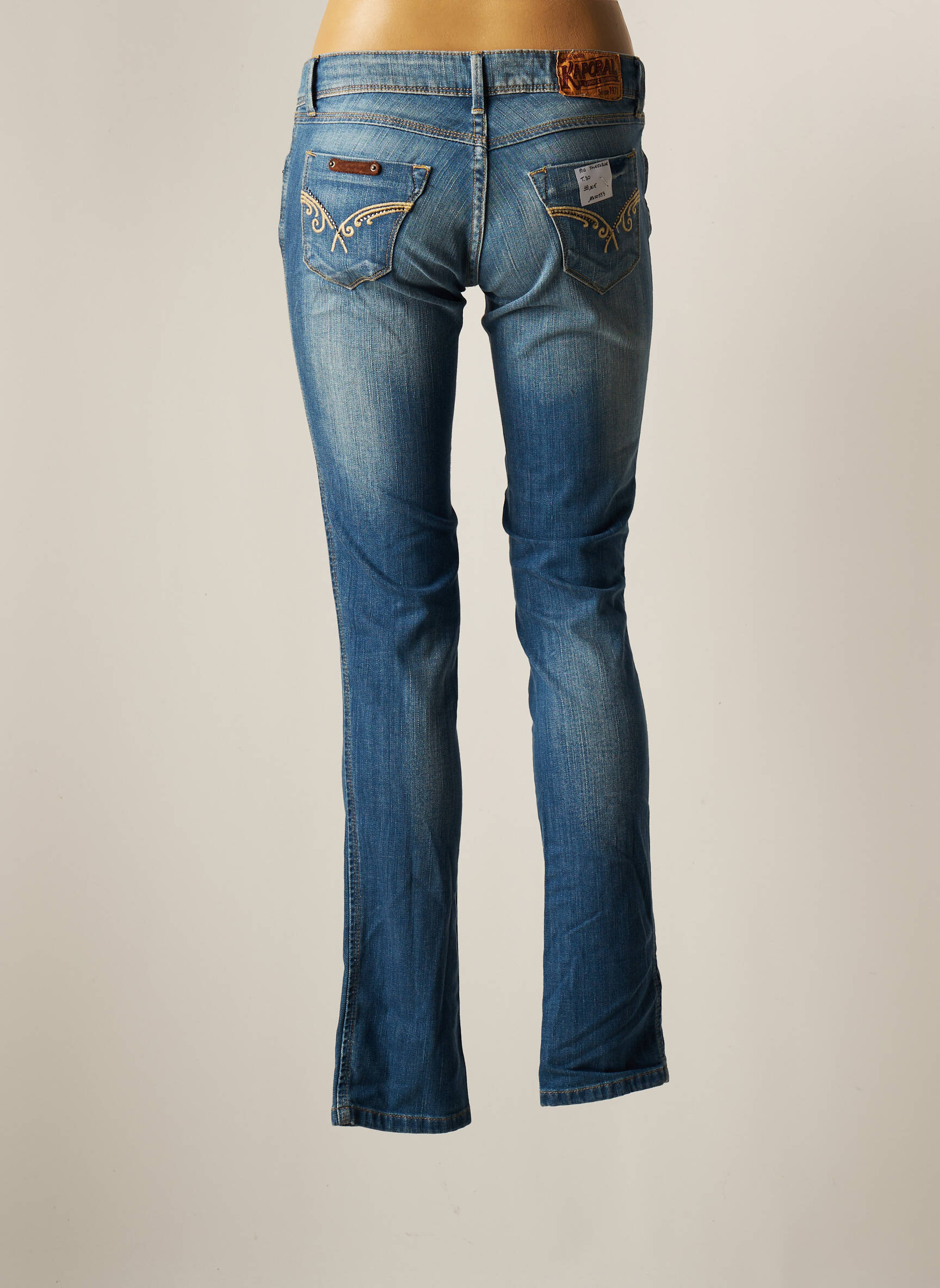 Kaporal Jeans Coupe Slim Femme couleur bleu