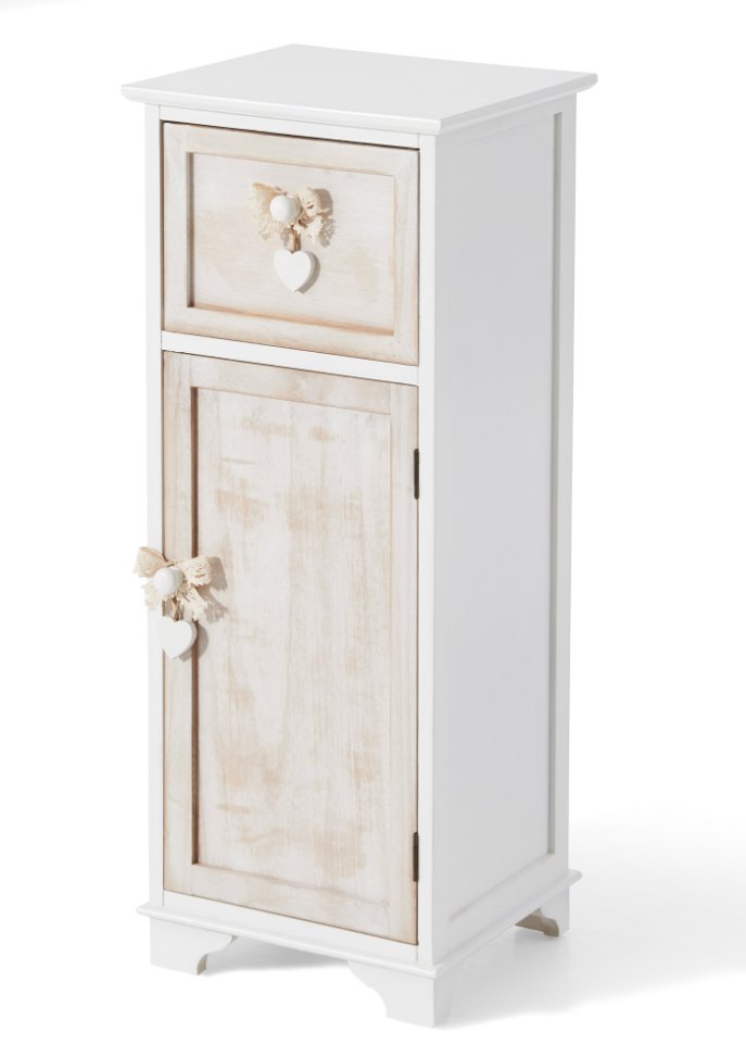 Badezimmer Schrank mit Herz