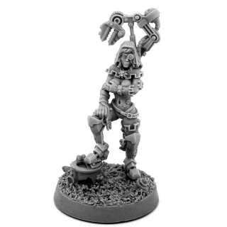 Mechanic Adept Female Tech Priest with Servo-Arm MK-VII