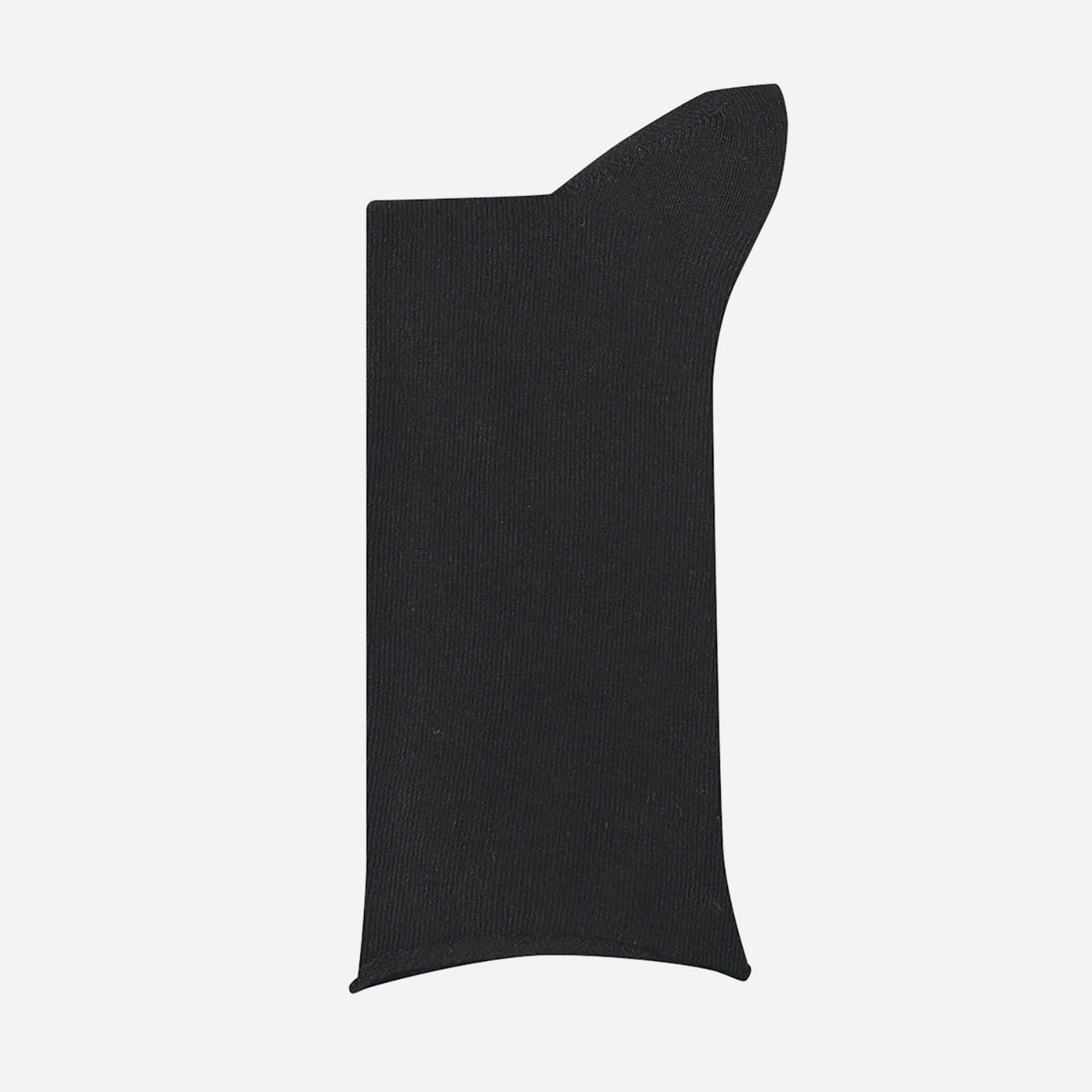 Chaussettes BLEUFORET noires Fleur de peau - 37-41