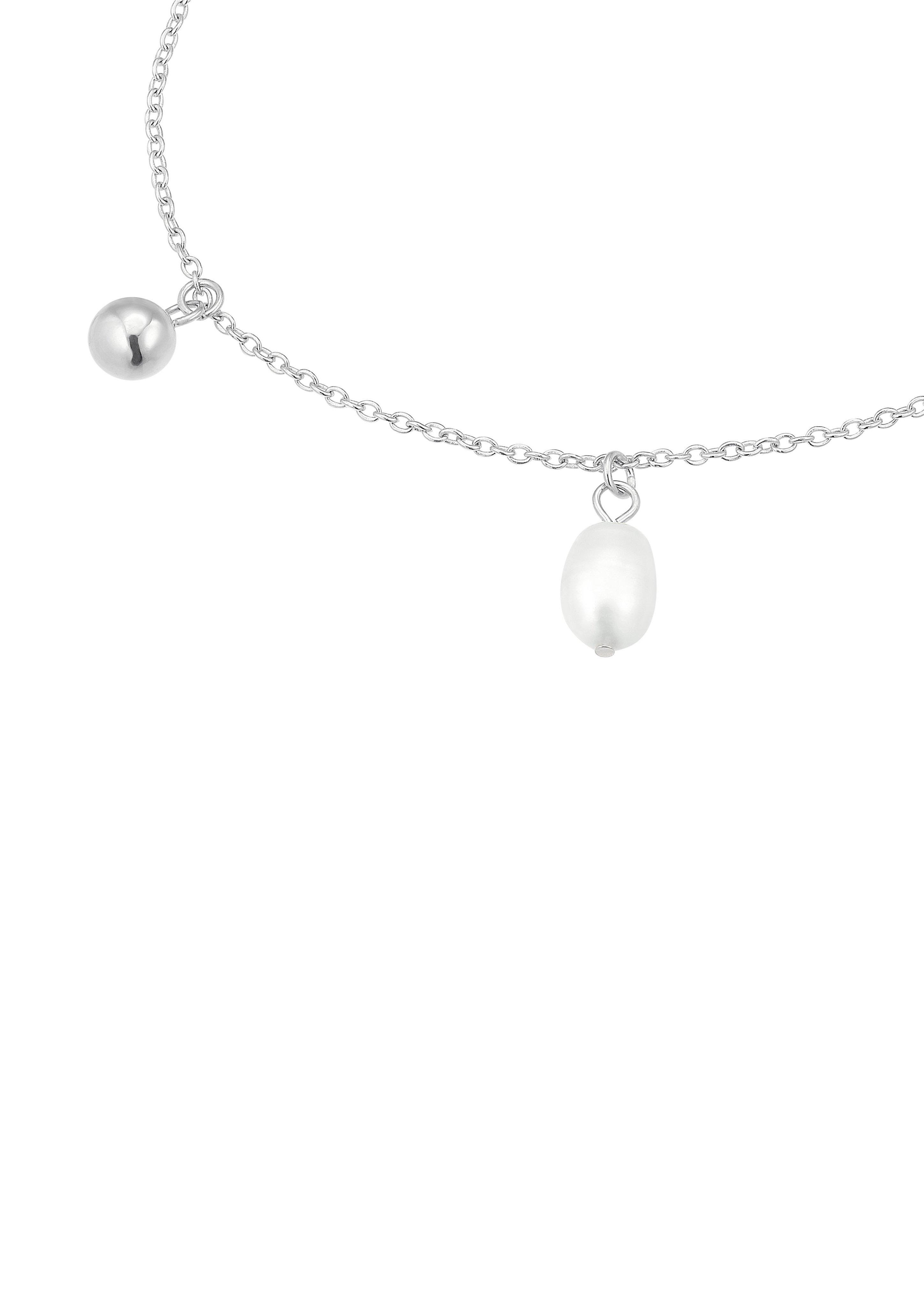 Silberarmband mit Perlenanhängern  6009586-92E0