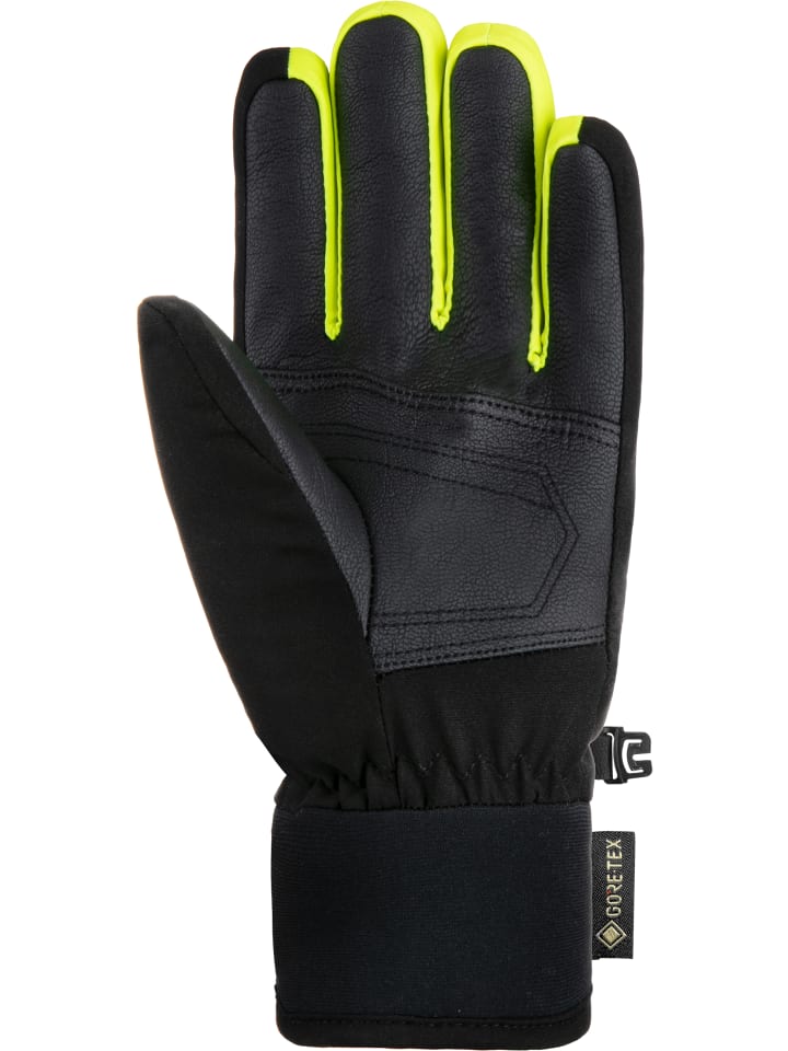 Reusch Fingerhandschuhe Travis GORE-TEX Junior in 7686 blck/blck mel/safety yell günstig kaufen