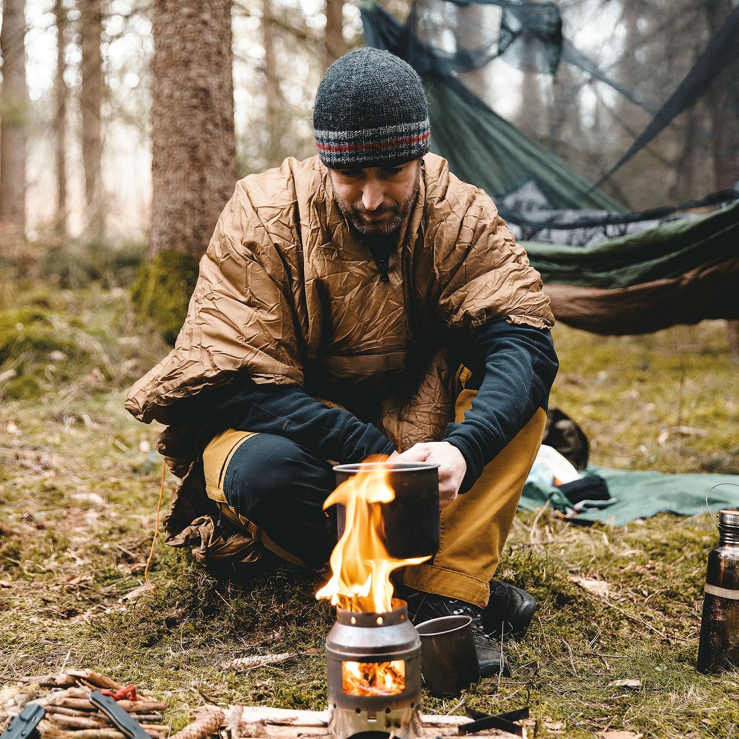 Underquilt Poncho Hängematten Kälteschutz