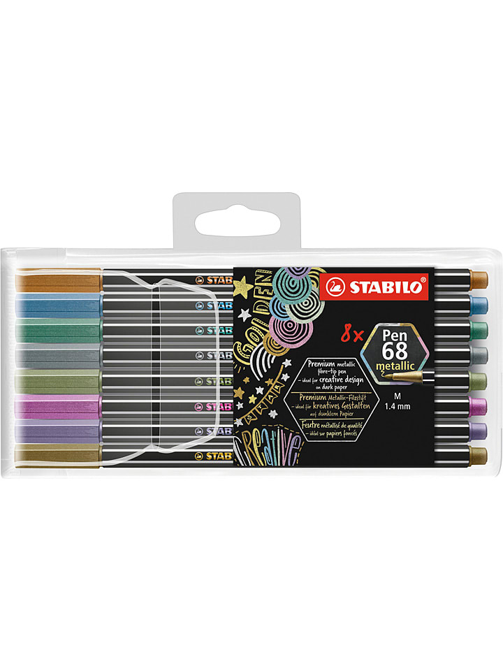 STABILO Premium Metallic-Filzstifte 