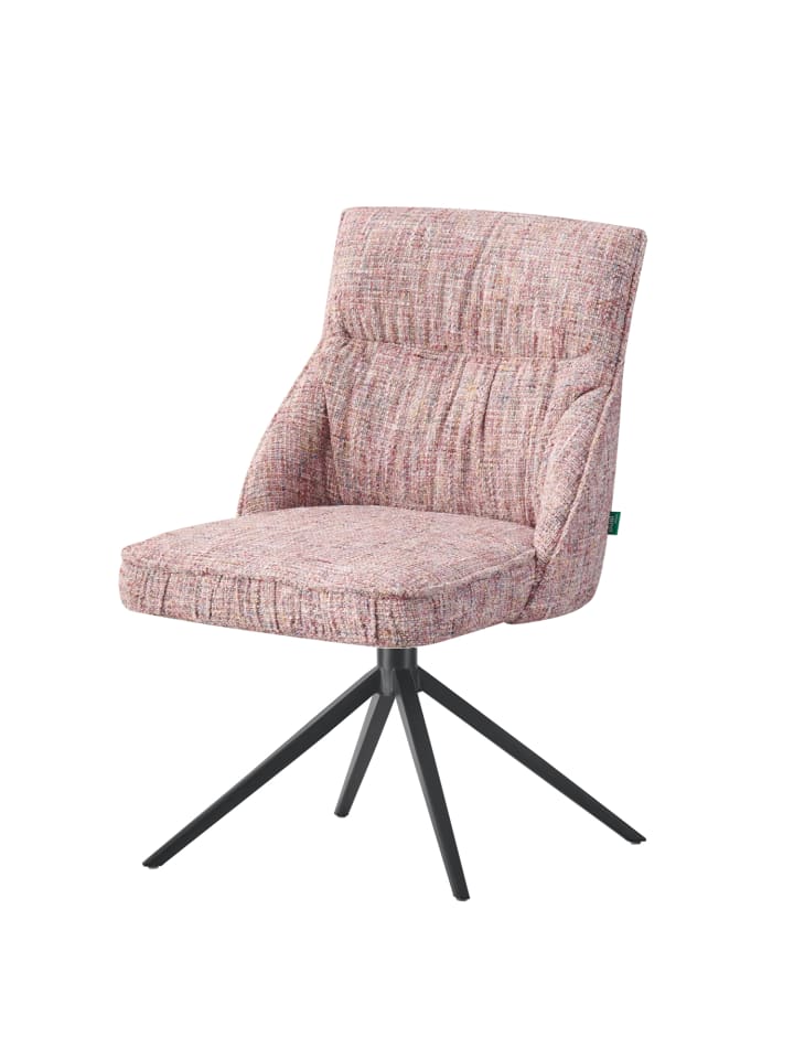 DUBI Möbel 2er-Set: Drehstuhl MIRELA in Rosa - (B)49 x (H)84 x  (T)62 cm günstig kaufen onesize