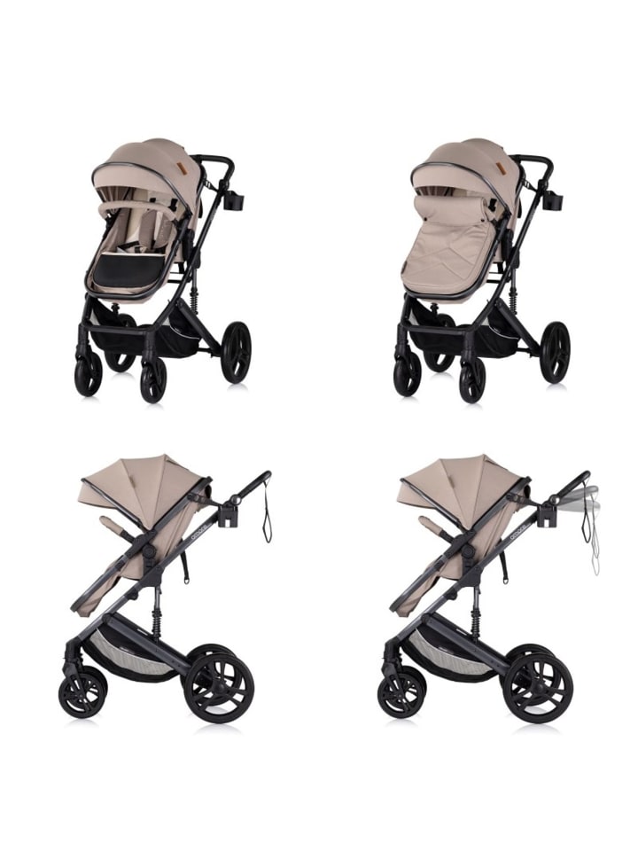 Chipolino Kinderwagen 3 in 1 Amore in braun günstig kaufen onesize