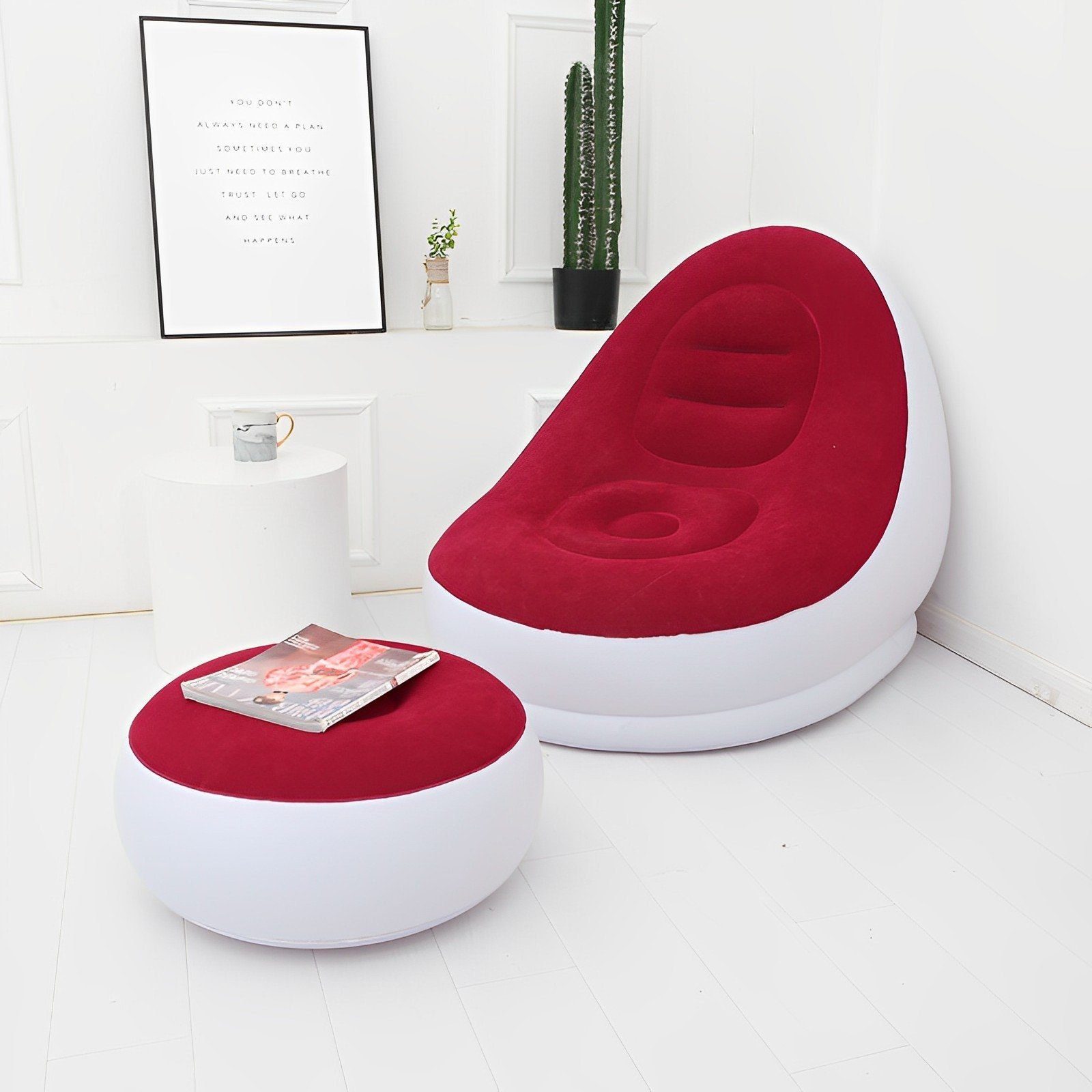 Yunnker Luftsofa Multifunktionales aufblasbares Sofa – zum Entspannen gedacht