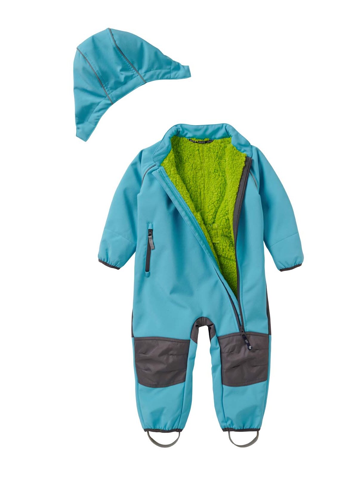 Softshell Overall, helltürkis
