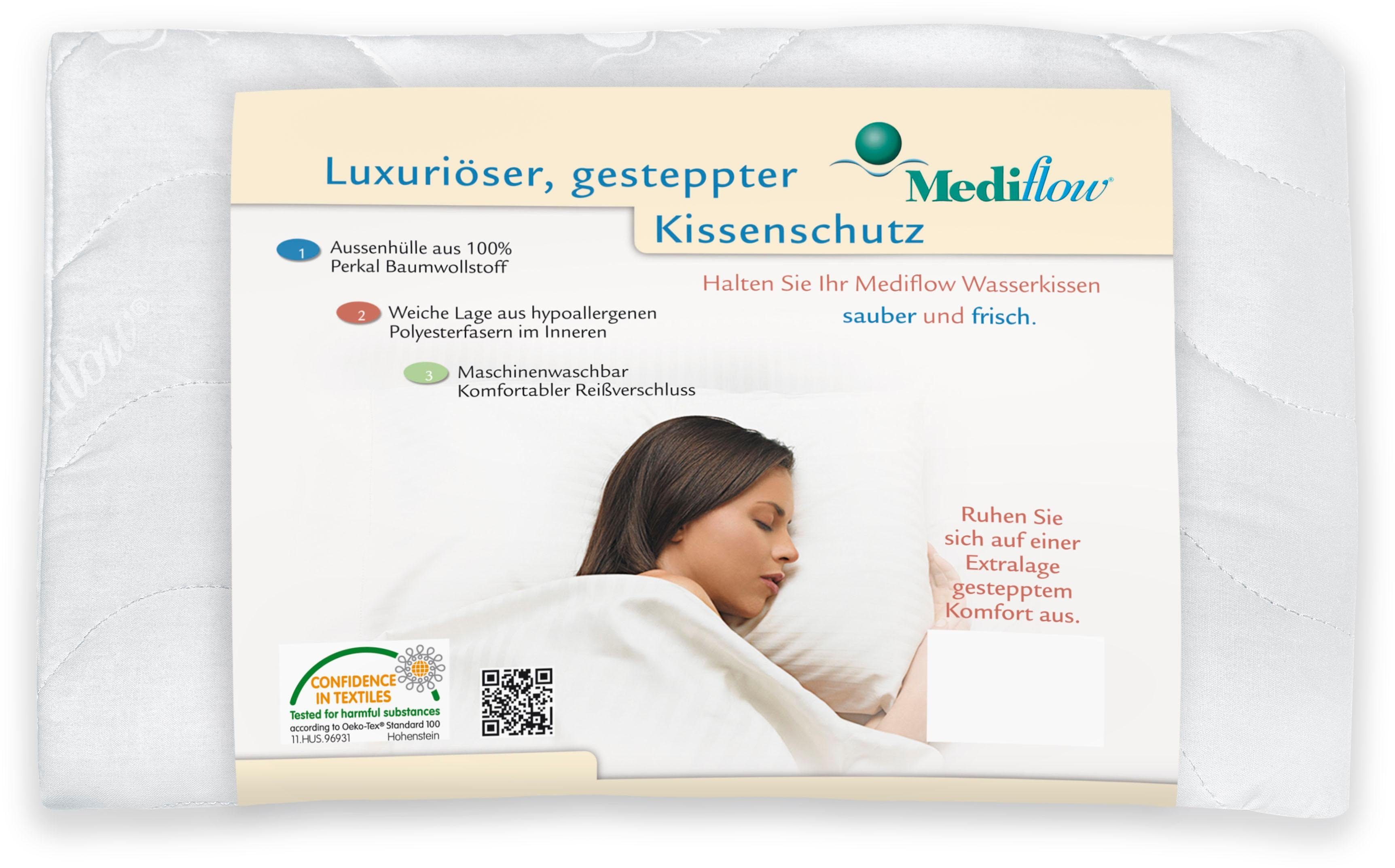 Mediflow Wasserkissen Mediflow Ersatzbezug 5025, 1-tlg., mit feiner Steppung