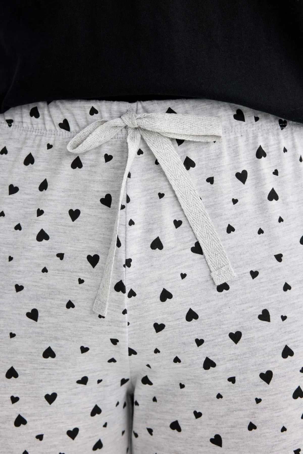 DeFacto  Gemusterte Pyjamahose „Fall in Love“.