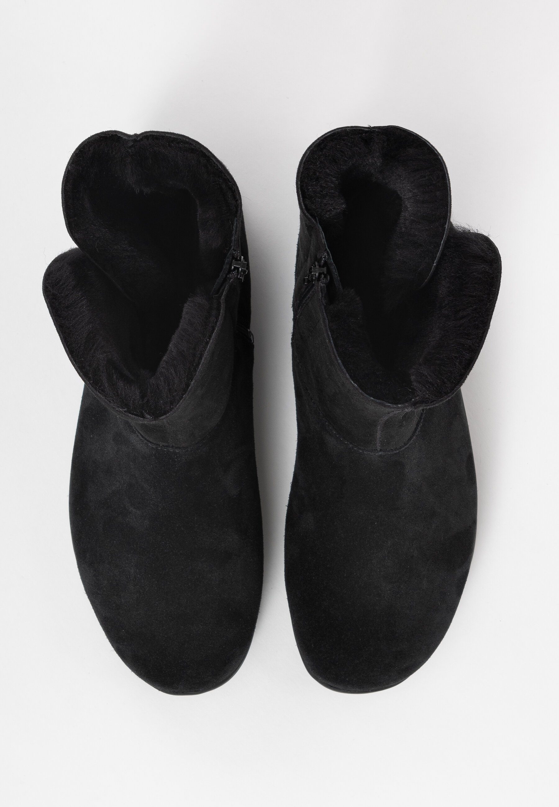 vitaform Damenschuhe Stiefelette Veloursleder Stiefelette