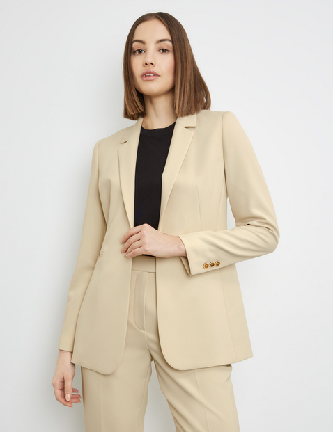 Taillierter Blazer aus feiner Stretch-Qualität