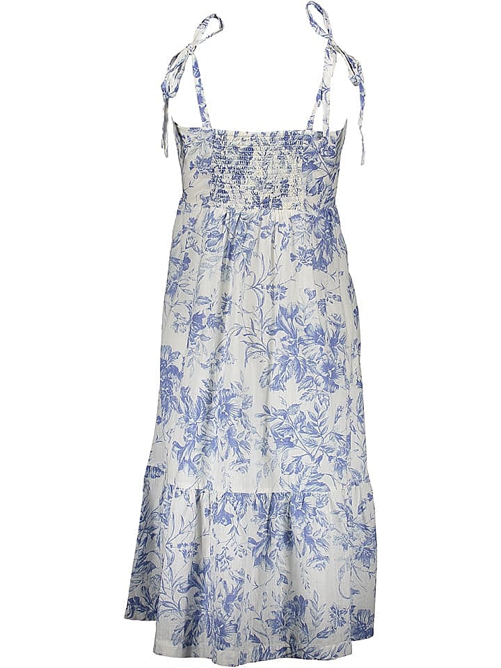 GAP Kleid in Weiß/ Hellblau günstig kaufen 40