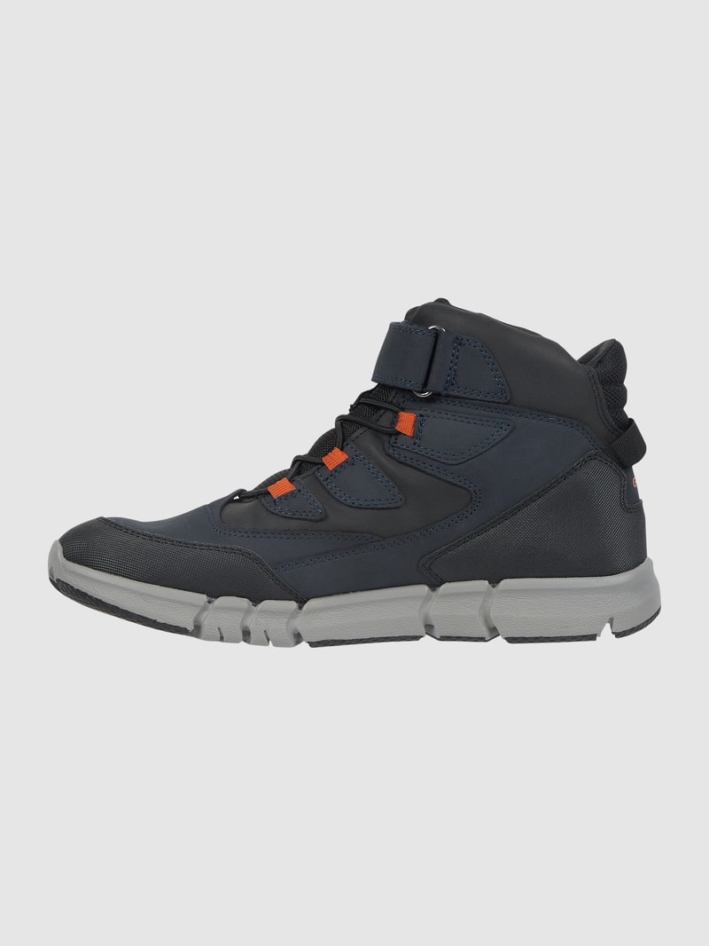 Boots aus Leder Modell 'Flexyper' in marineblau