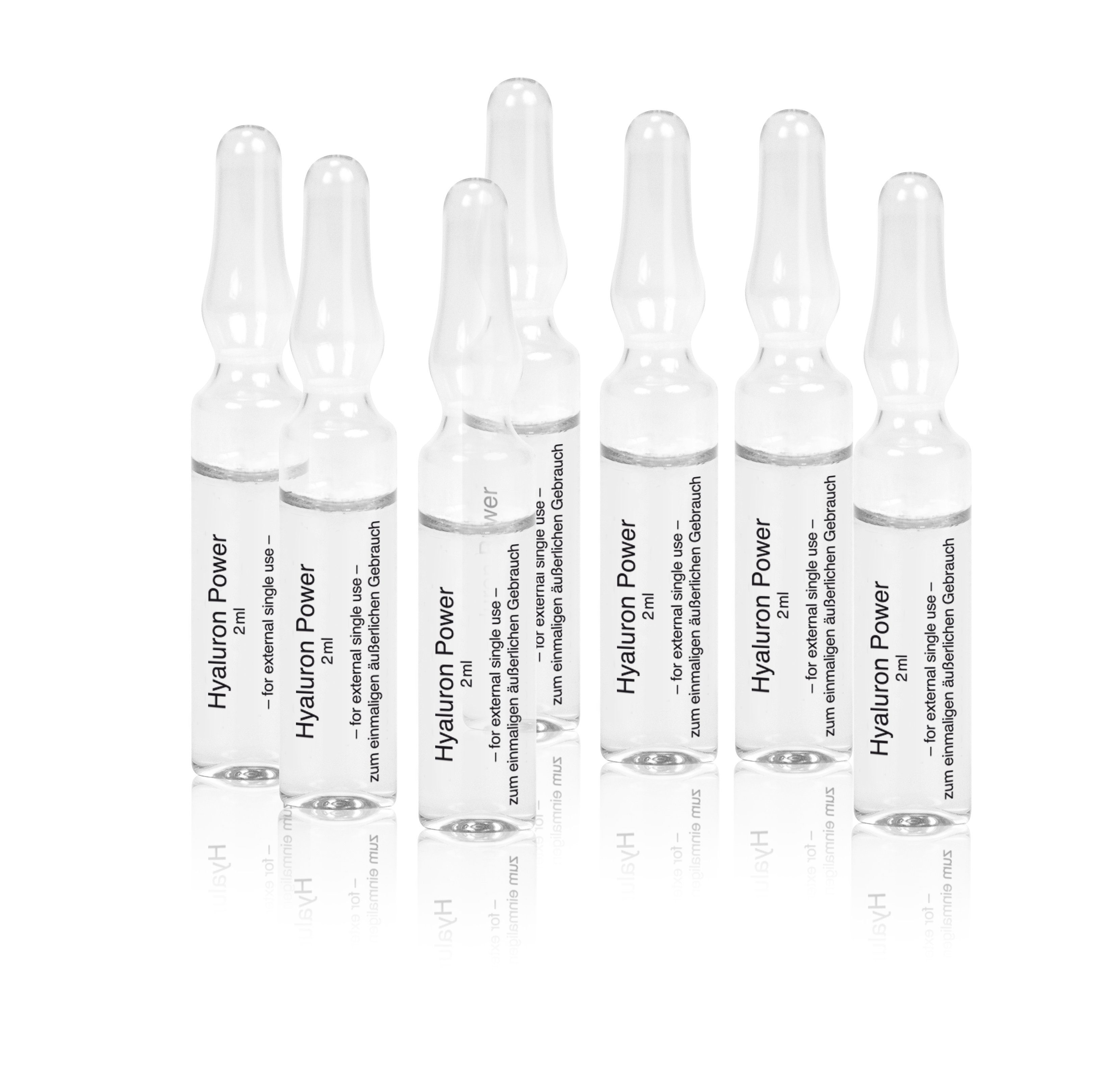 Beauty Nature Cosmetics Anti-Aging-Augencreme Hyaluron Power Ampullen 7 Tage Beauty Kur für zu Hause, Anti-Aging, hochdosierte Anti Falten Wirkung, Soforteffekt, als Kurbehandlung oder bei besonderen Belastungen der Haut.