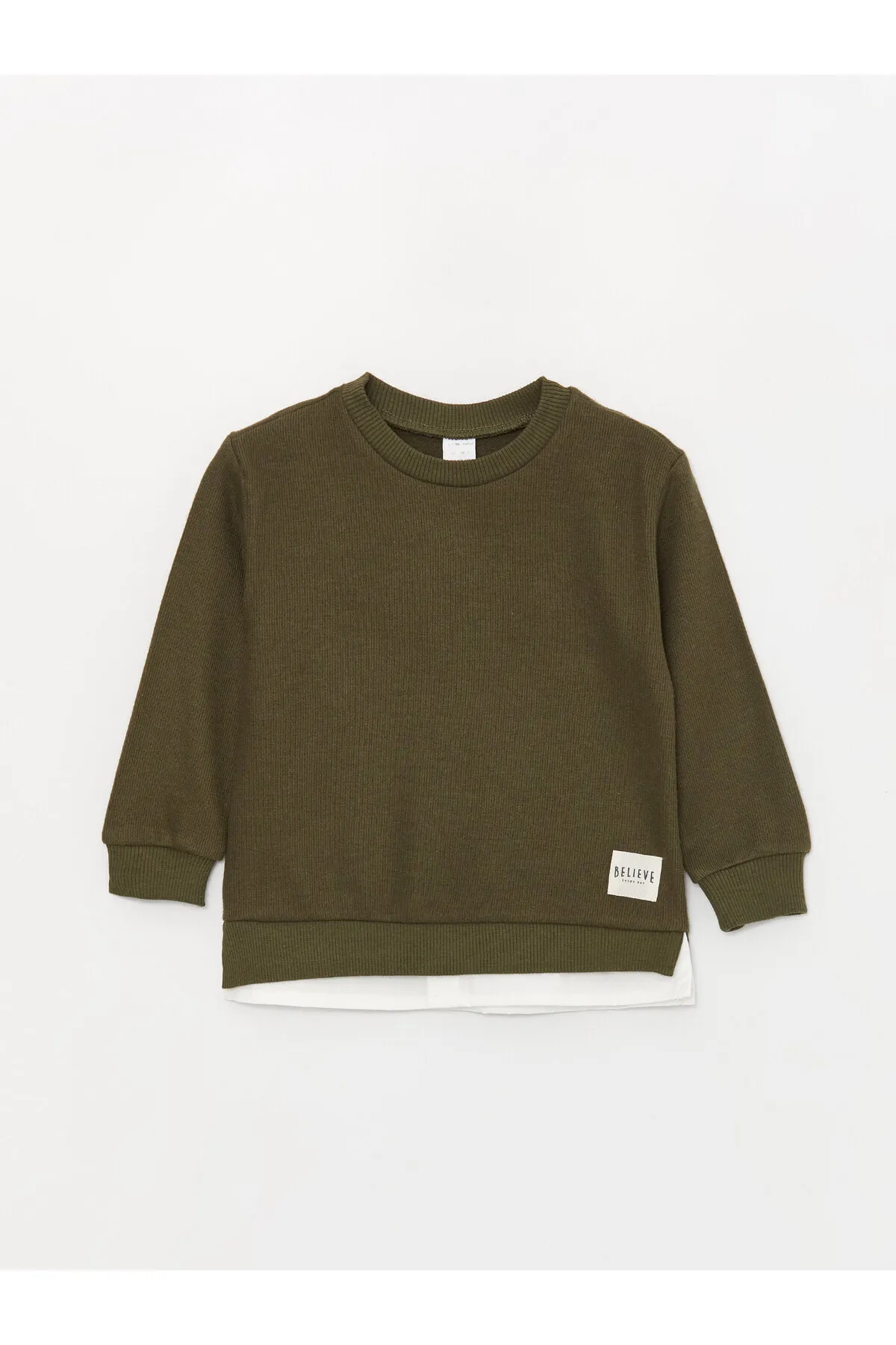 LC Waikiki  2-teiliges Set aus langärmligem Sweatshirt und Hose für Babys mit Rundhalsausschnitt