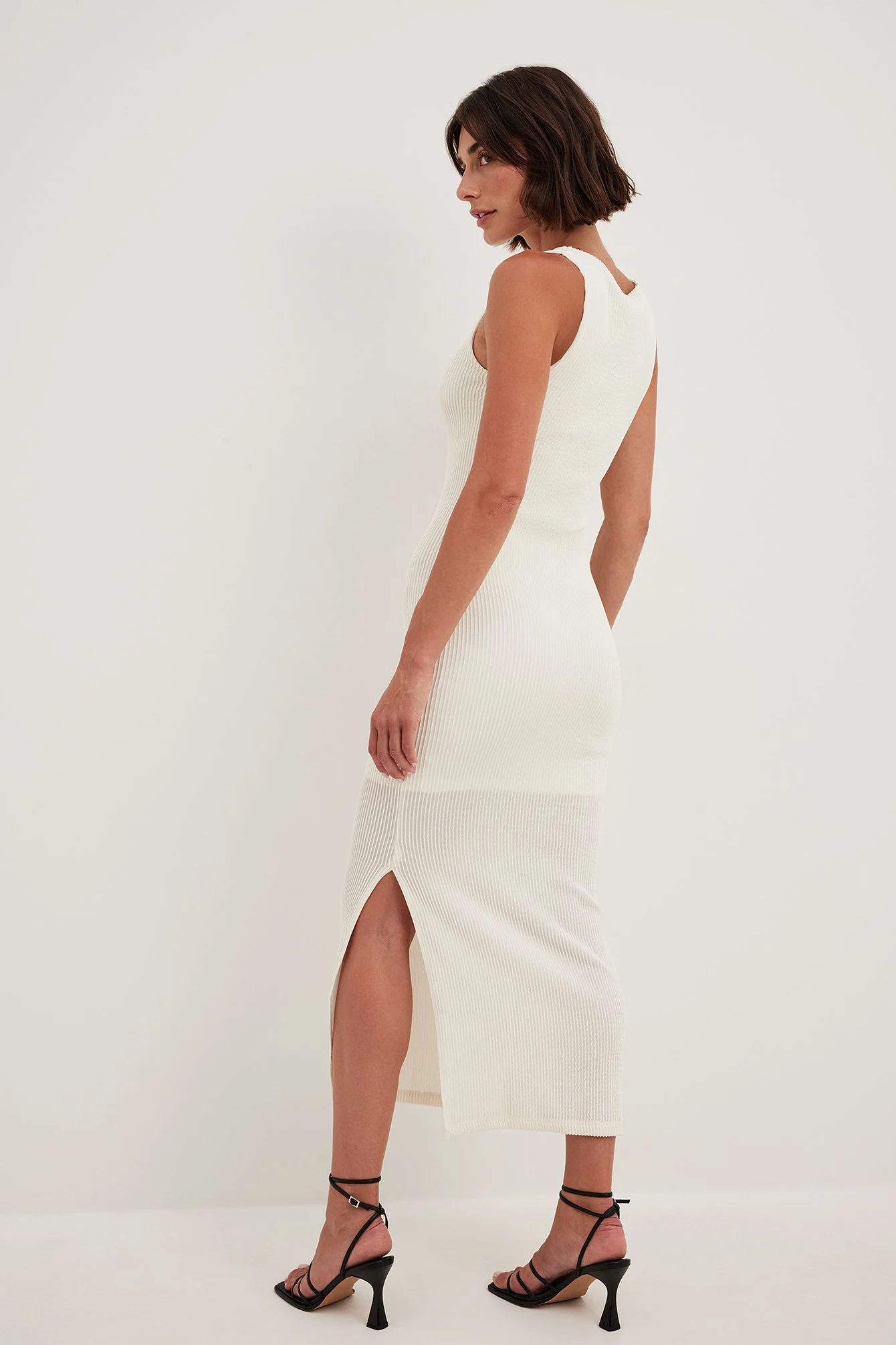 Strukturiertes Midikleid
