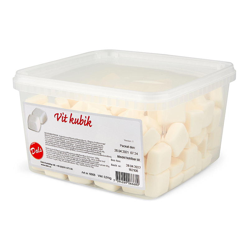 KnallGodt Skumpute Hvit 0,9 kg