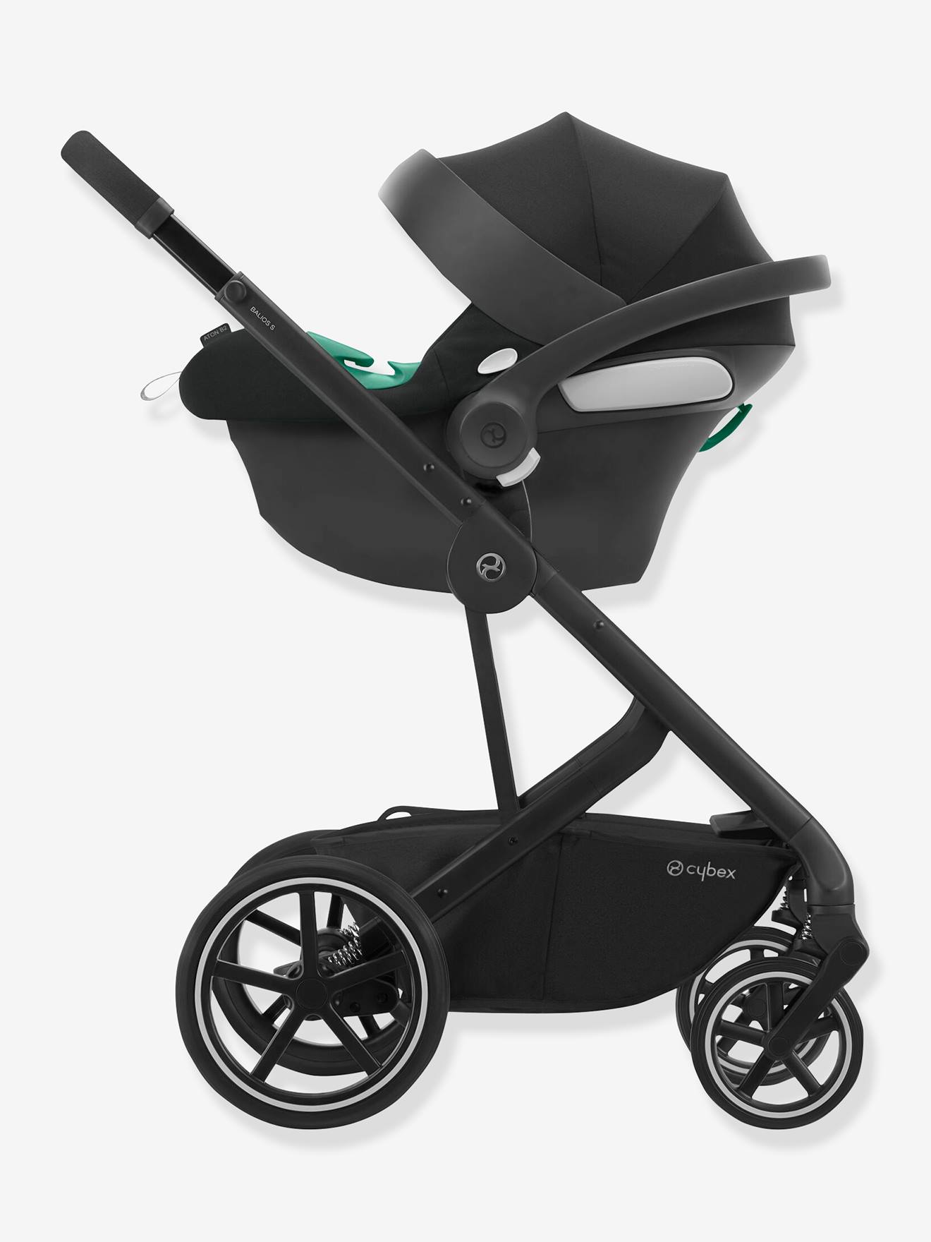 Cybex Kombi-Kinderwagen CYBEX Gold EOS LUX - schwarz