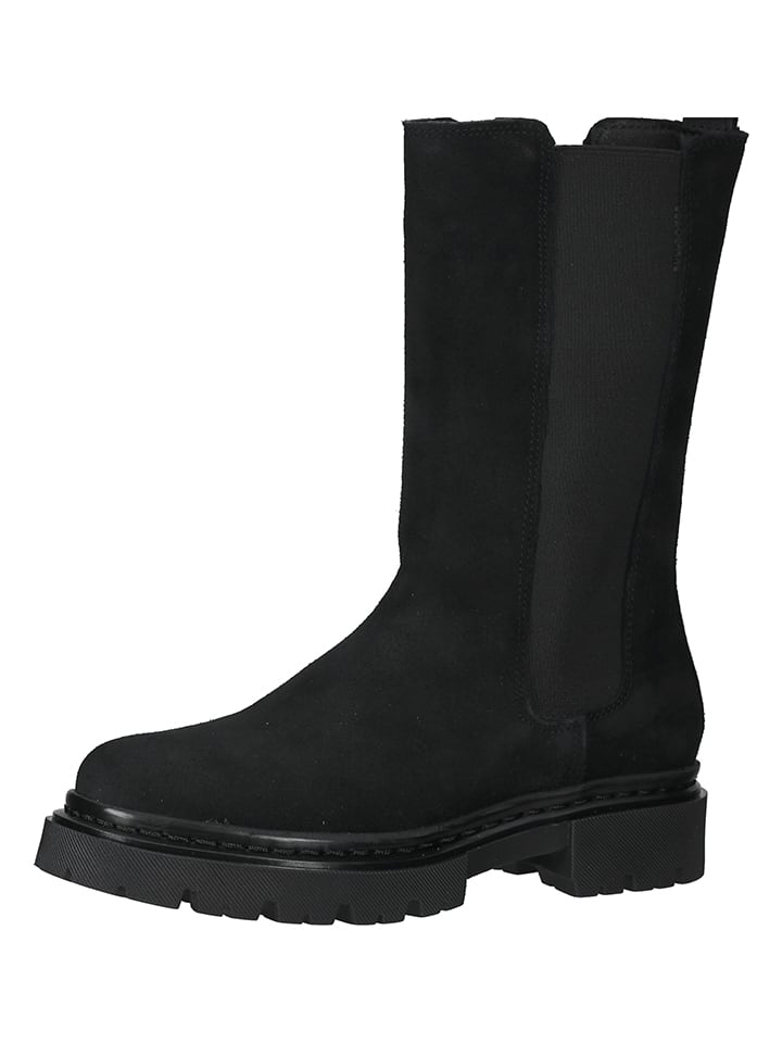 Ara Shoes Leder-Chelsea-Boots in Schwarz günstig kaufen