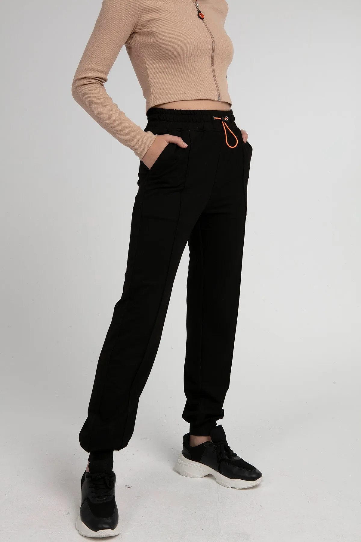 Pattaya  Genähte gestrickte Jogginghose für Damen P21w201-2539