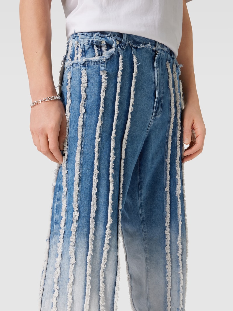 Jeans mit Farbverlauf in jeans