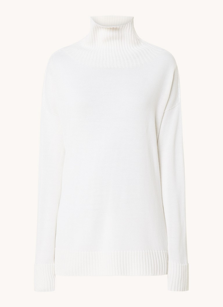 MaxMara Superbo hienoneulepusero neitsytvillaa, jossa pystykaulus