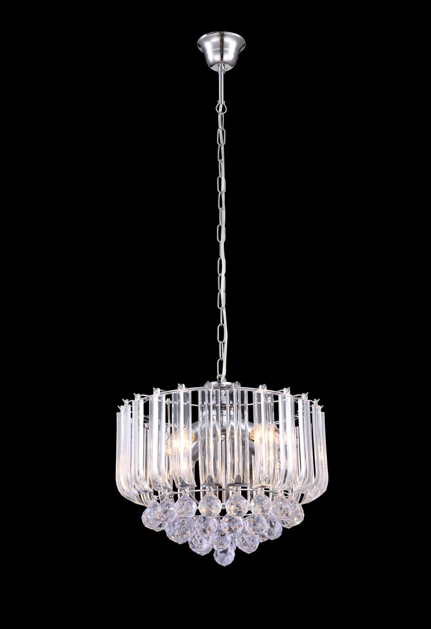 Globo Lighting - MINNESOTA - Luster Metall verchromt, 4x E14