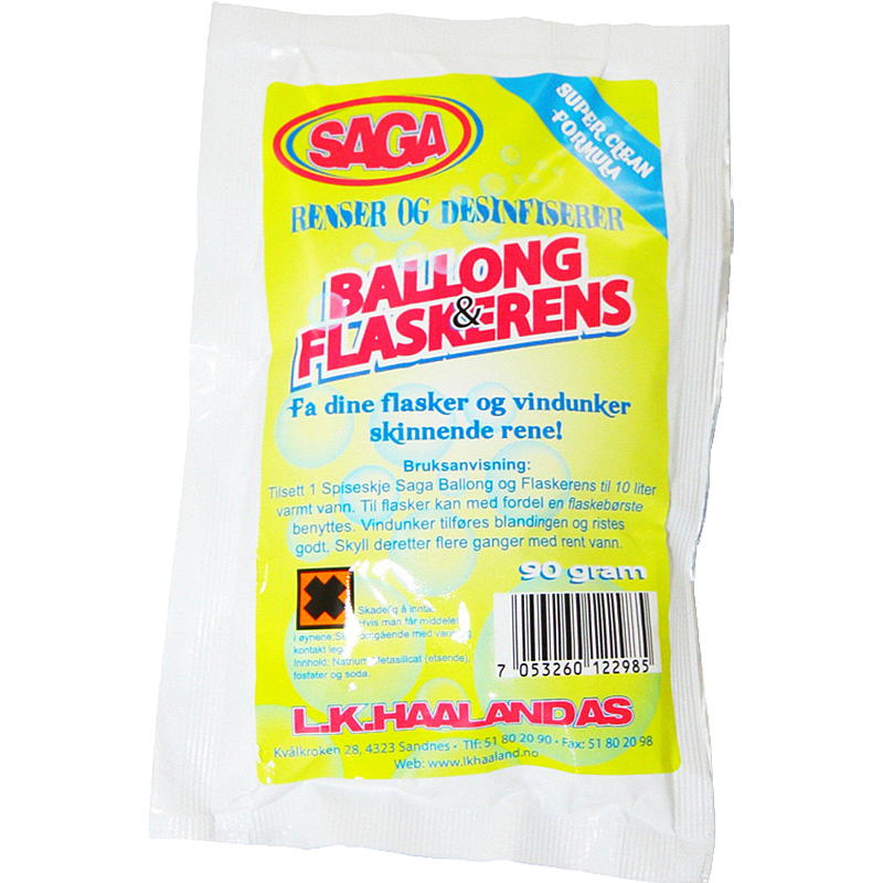 Rens For ballong og flaske