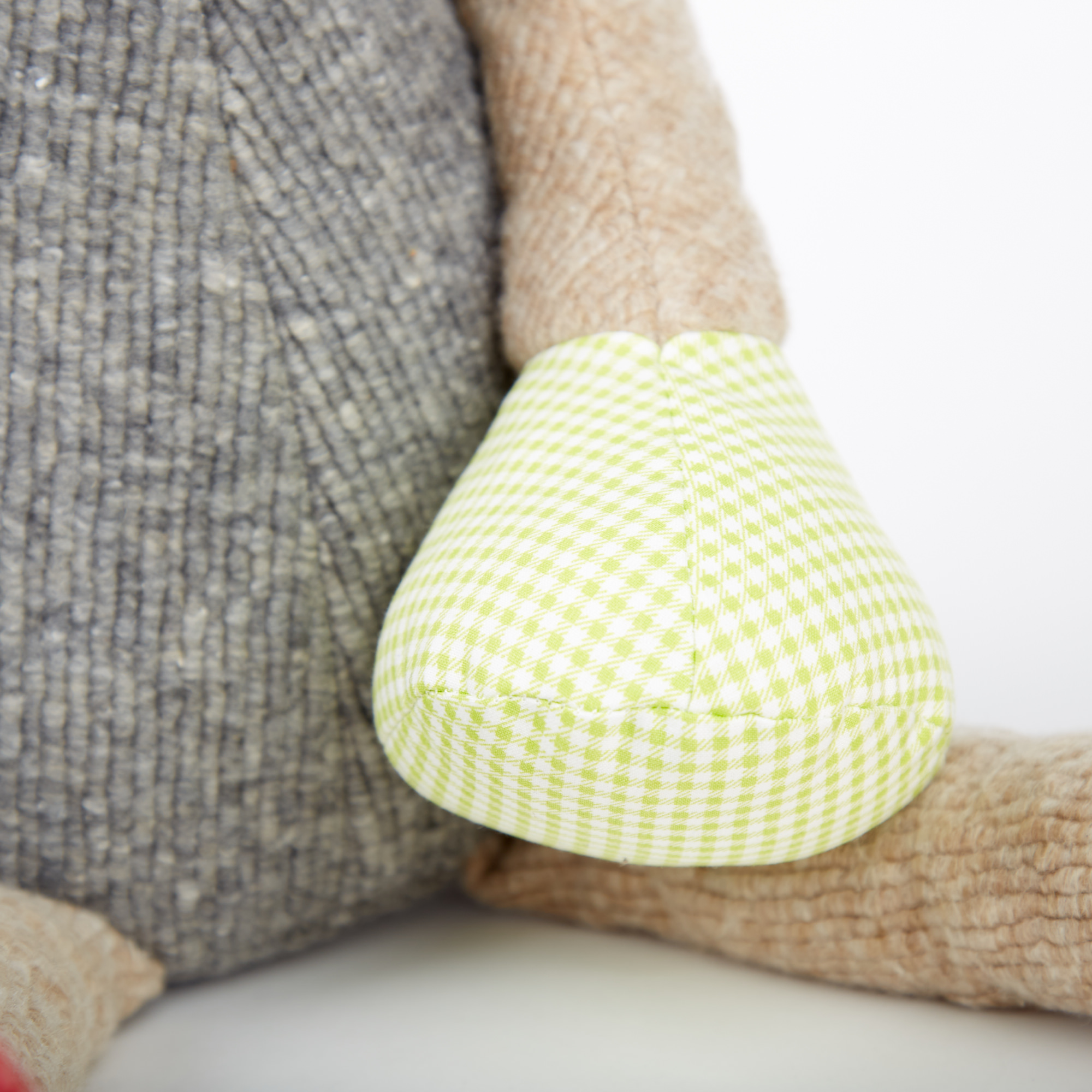 XXL Kuscheltier Pferd im Patchworkstyle