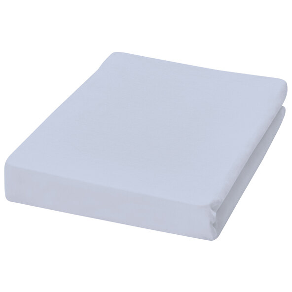 Jersey Spannbetttuch, 140-160 x 200 cm, hellblau