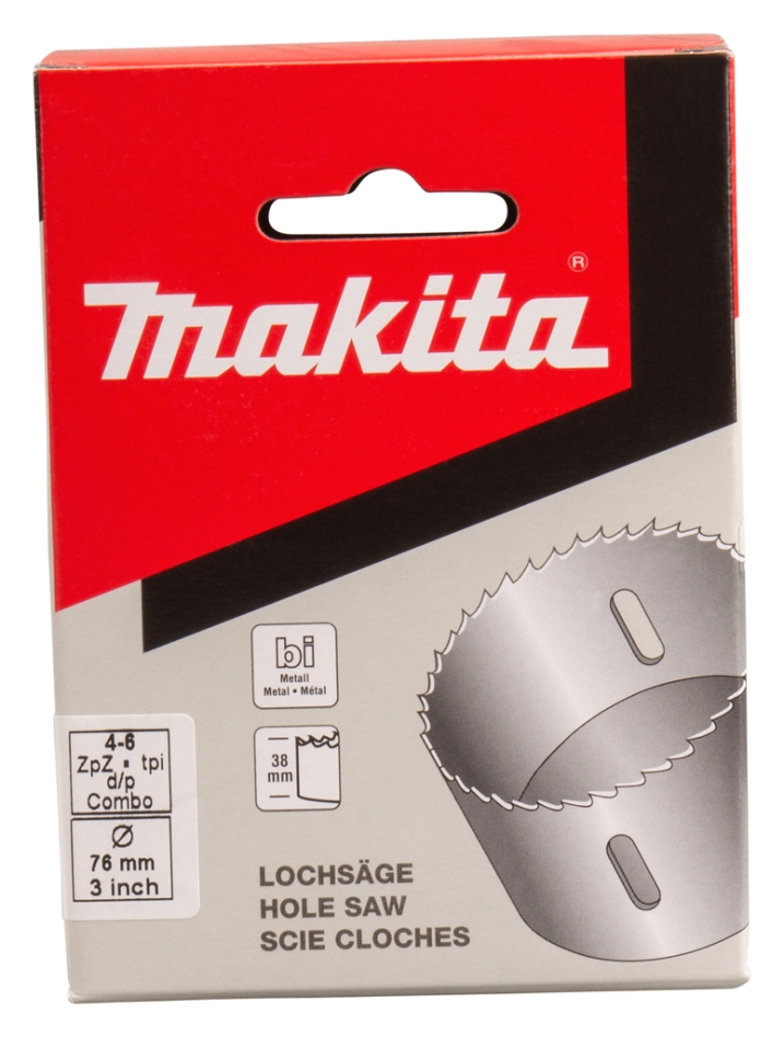 Scie cloche Makita Accessoires P-35053 76 mm HSS bimétallique blanche