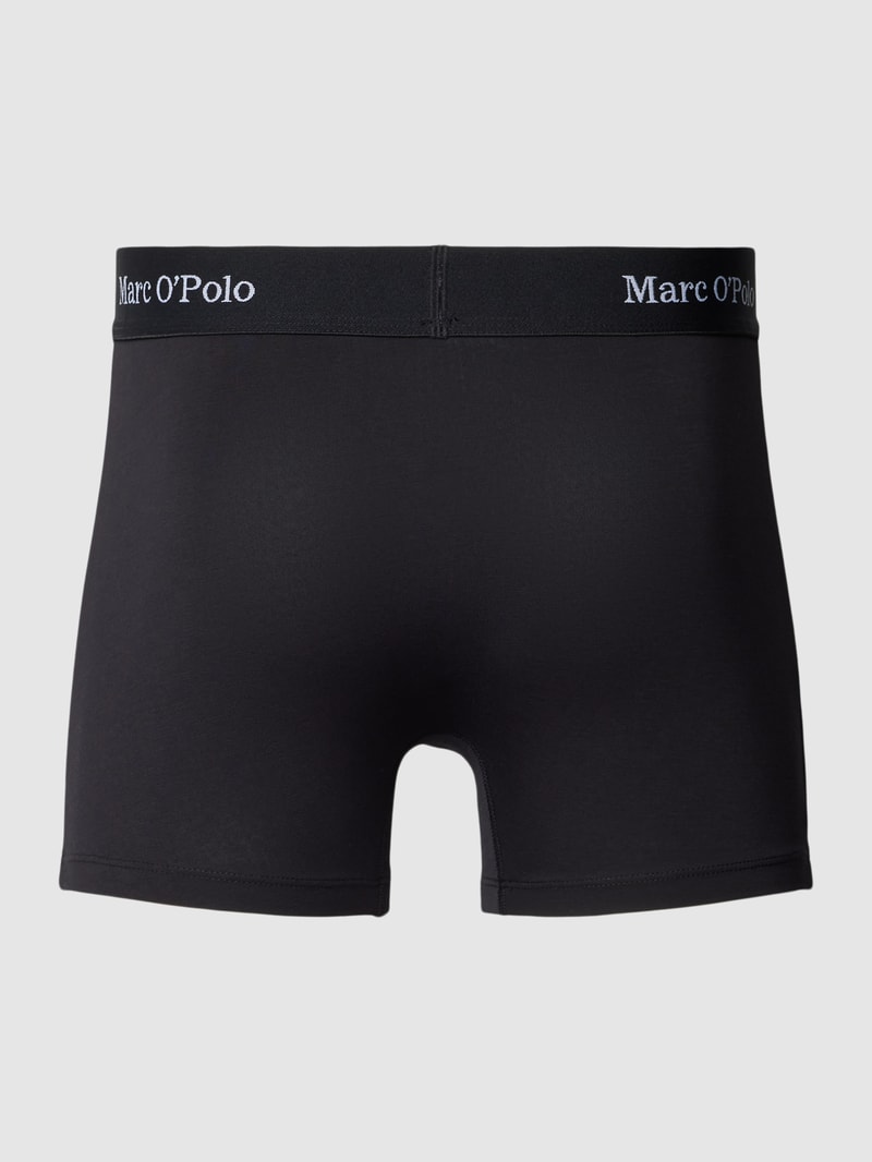 Trunks mit elastischem Logo-Bund im 3er-Pack in schwarz