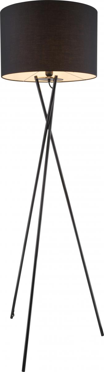 Globo Lighting - GUSTAV - Stehleuchte Metall schwarz, 1x E27