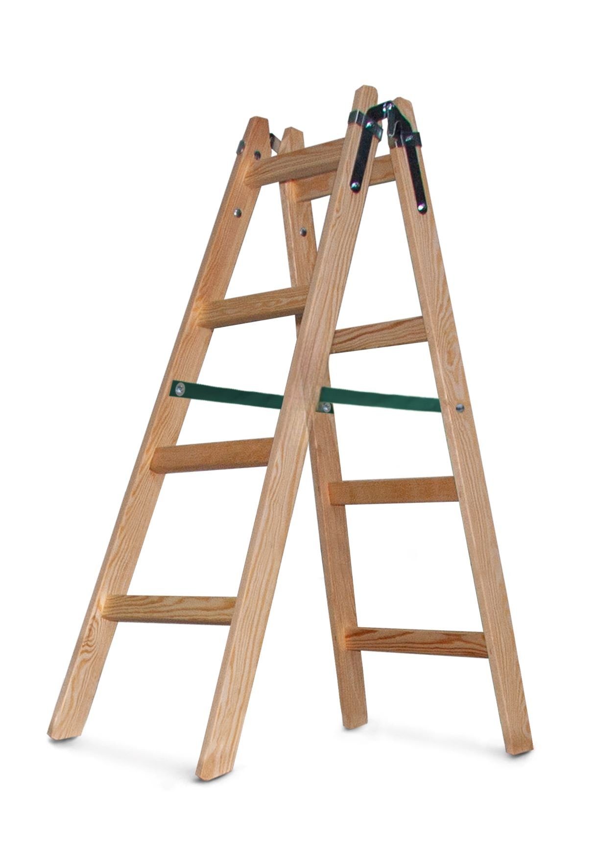 VaGo-Tools Vielzweckleiter VaGo Holzleiter Leiter Trittleiter 2x4 Stufen (Stück)