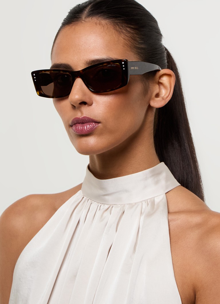 Lunettes de soleil rétro Jimmy Choo JC5002BU