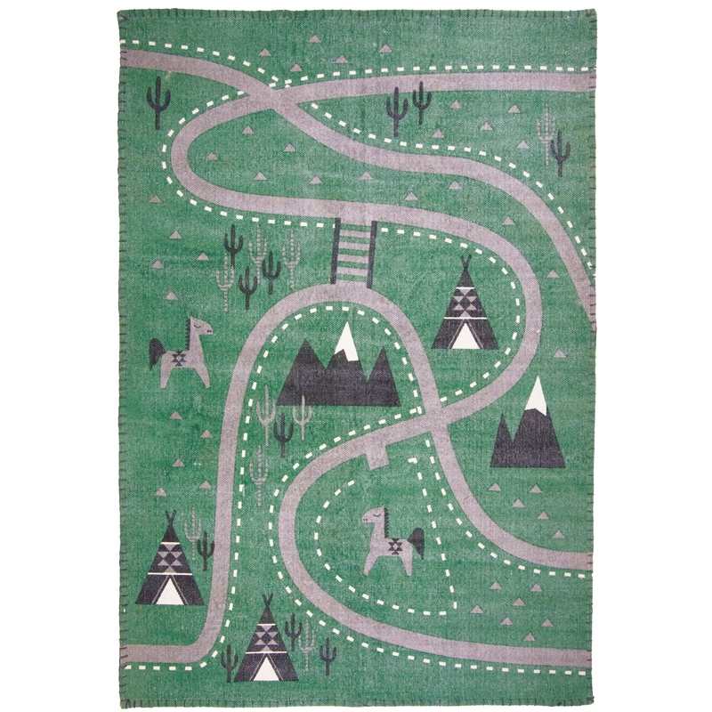 Tapis de jeu indiens 100x140cm LITTLE WESTERN