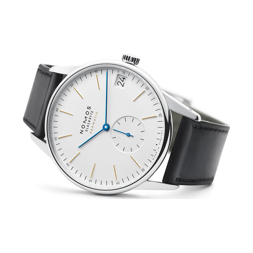 Nomos Glashütte Herrenuhr Orion neomatik 41 Datum