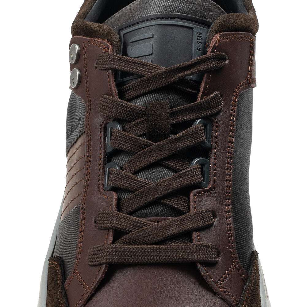 G-STAR RAW RAVOND LEA Basic Herren Leder Sneaker 2242 005511 RBRWN
